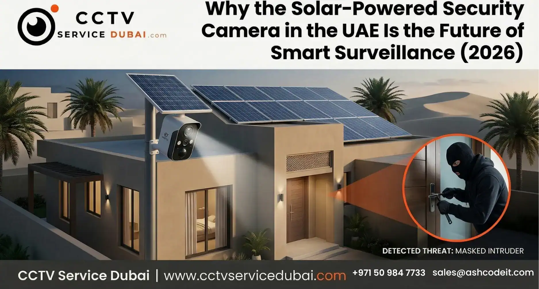 Solar-Powered Security Camera in the UAE Featured Image