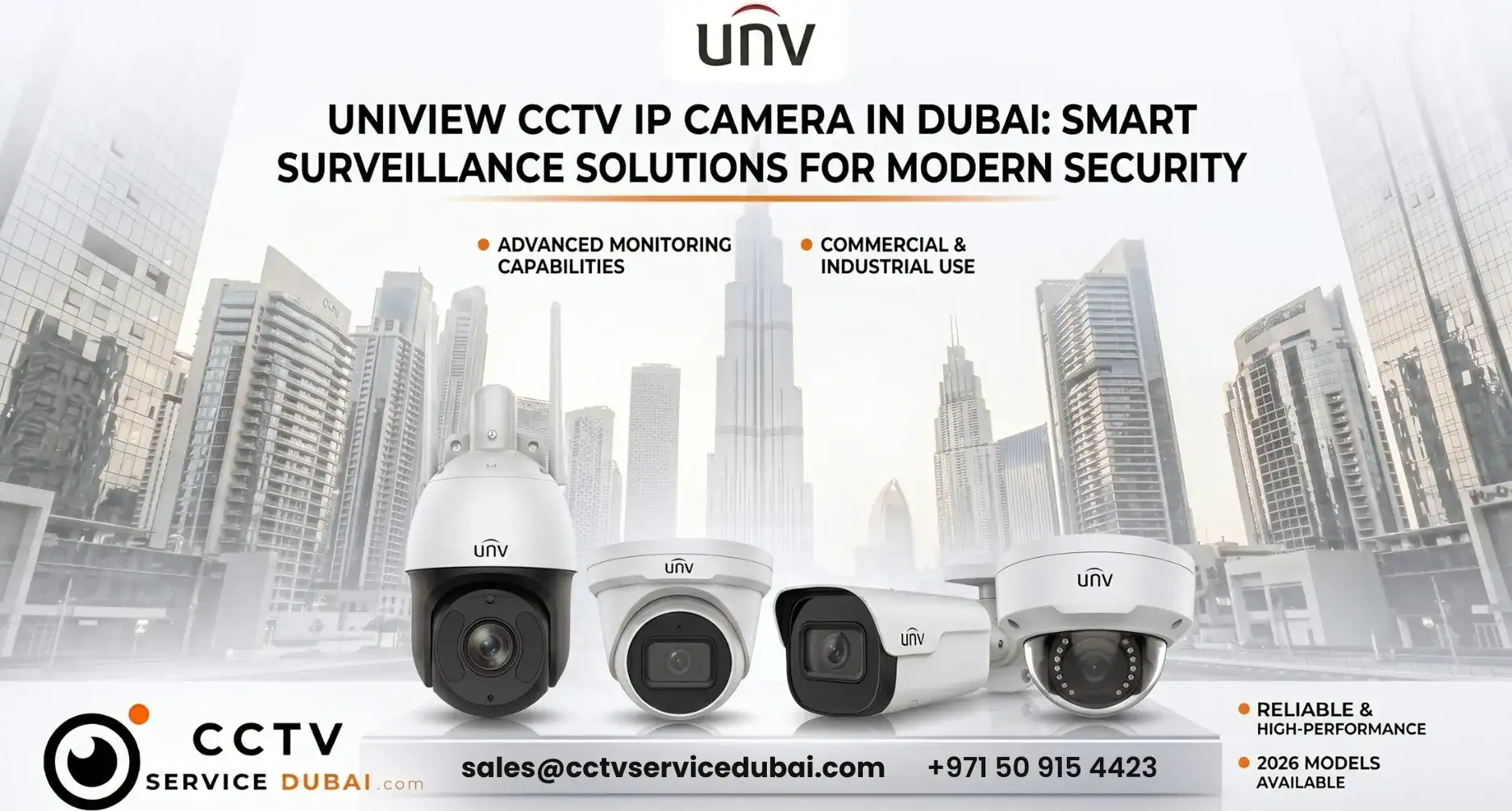 uniview cctv ip camera in dubai