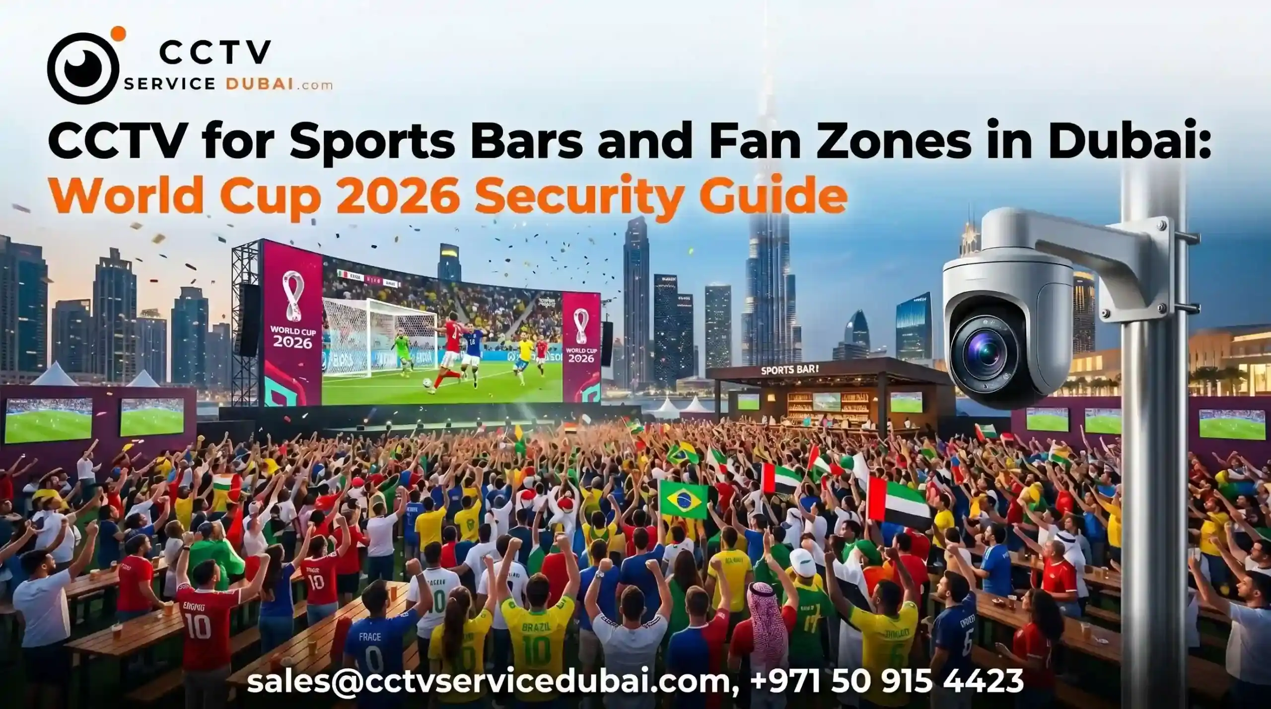 CCTV for Sports Bars and Fan Zones in Dubai - Featured Image