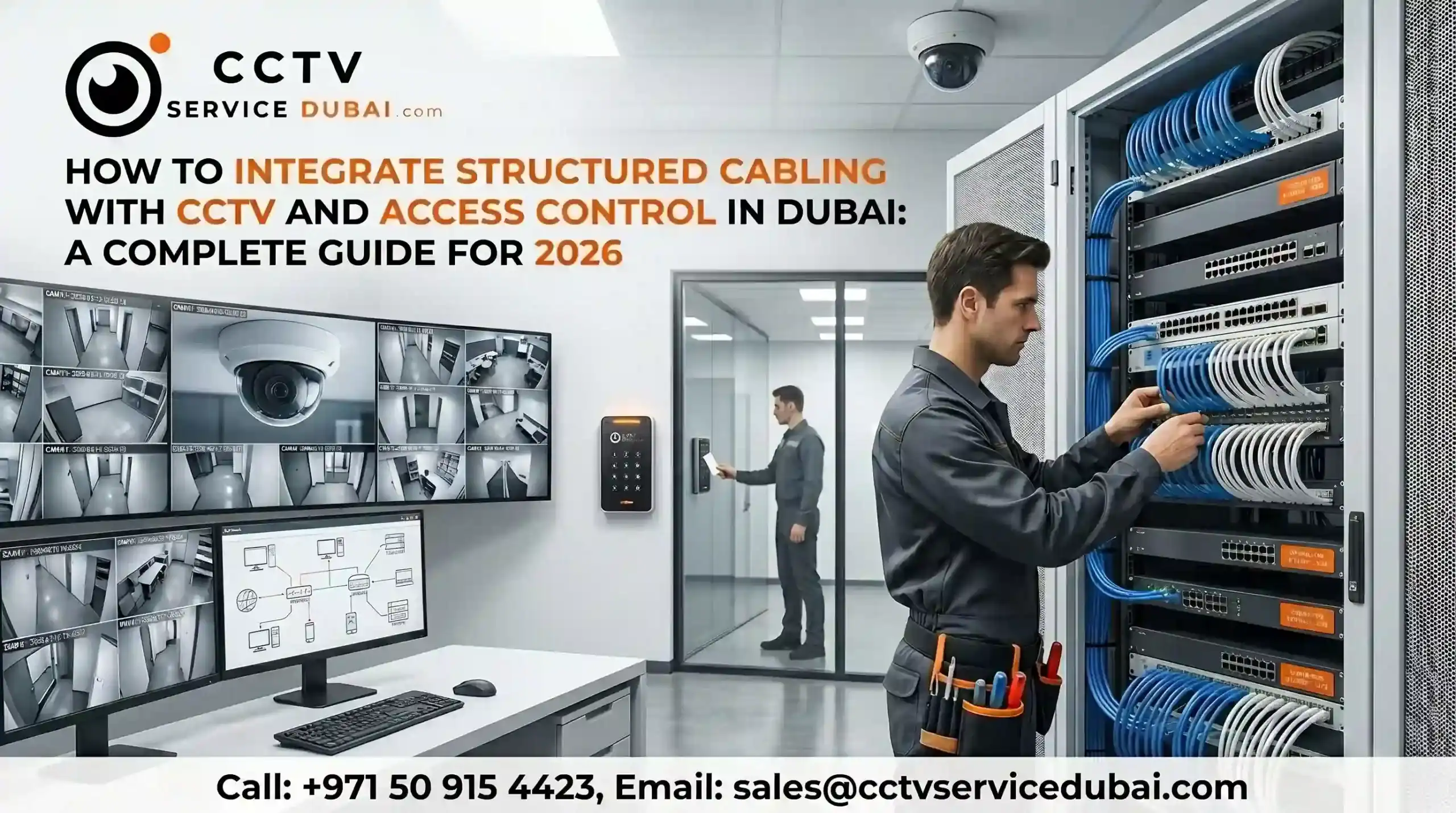 Structured Cabling with CCTV and Access Control in Dubai