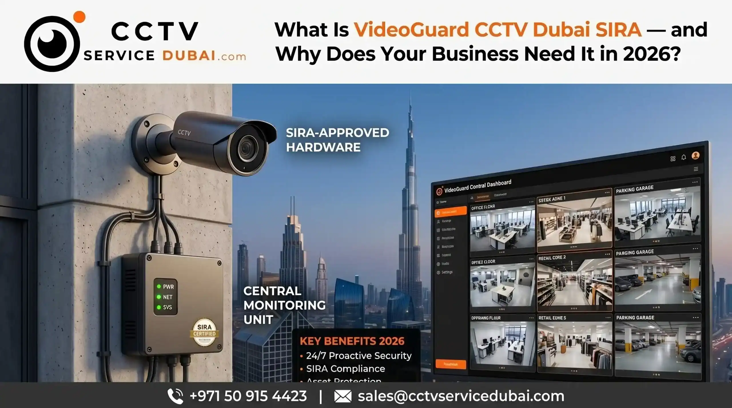 VideoGuard CCTV Dubai SIRA - Featured Image
